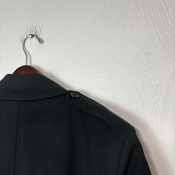 Vintage 1992 Freed & Freed Wool Trench Coat Womens All Weather Military Belted - Picture 5 of 8